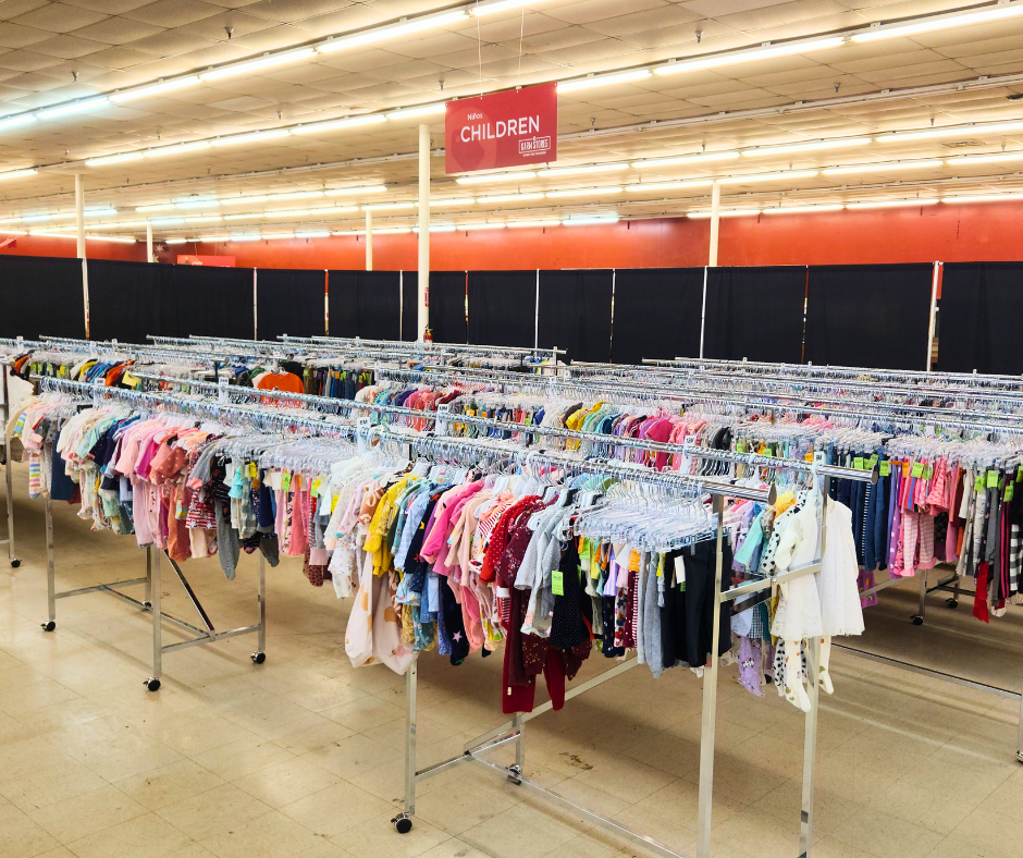 Children's clothing at KARM Stores Limited on Clinton Highway in Knoxville