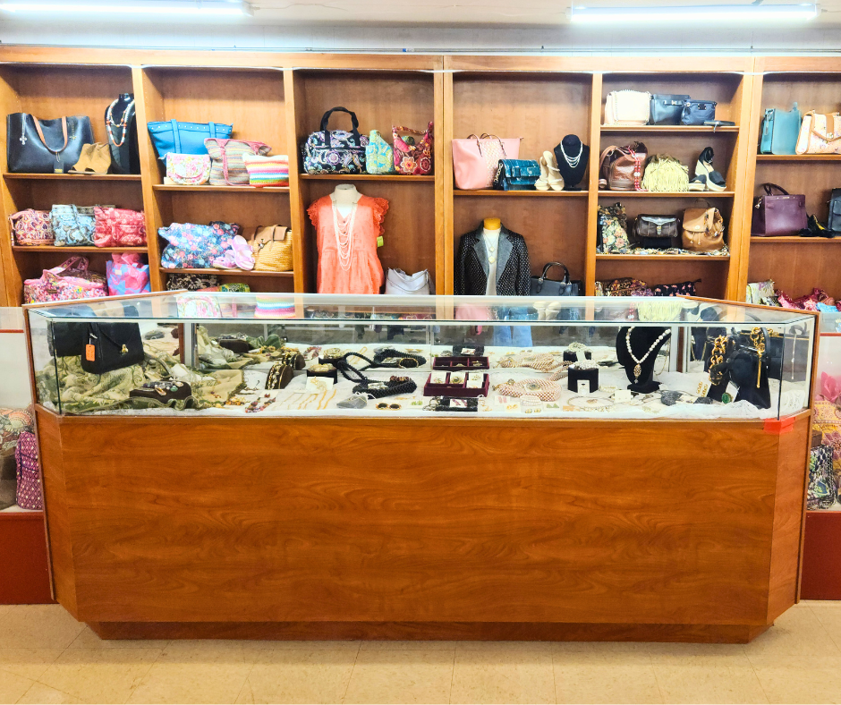 Purse and Accessory Display at KARM Stores Limited on Clinton Highway in Knoxville