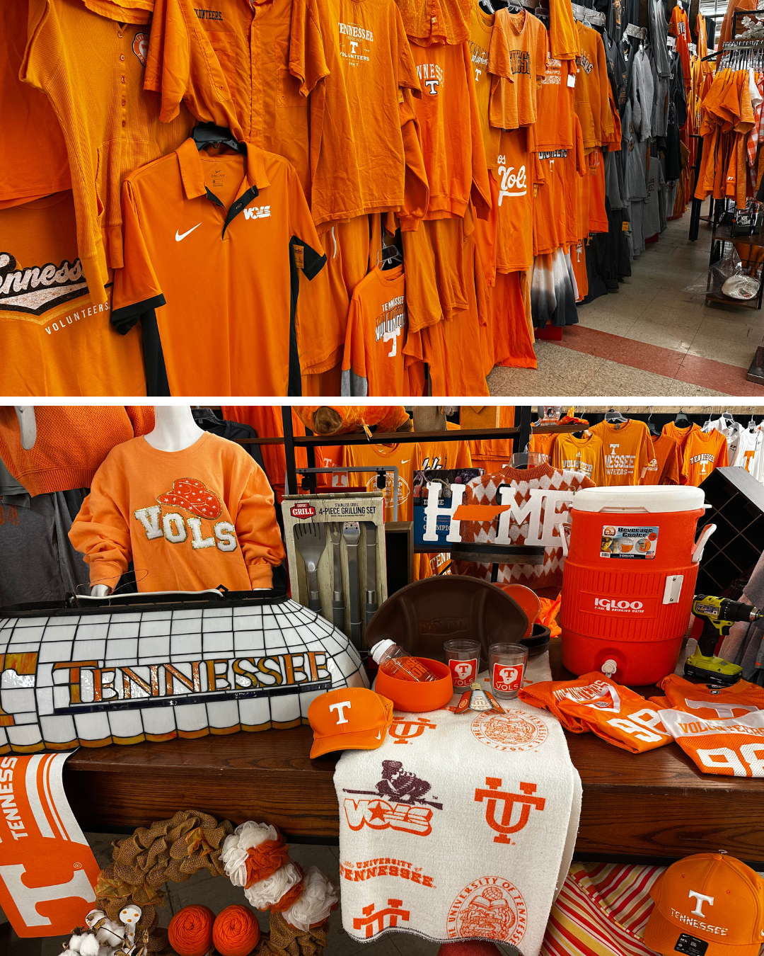 KARM Stores Limited UT Vols Tennessee Volunteers apparel and accessories